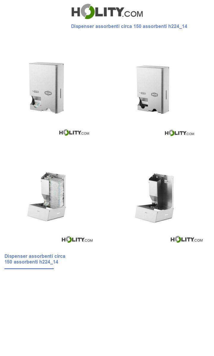 Dispenser assorbenti circa 150 assorbenti h224_14