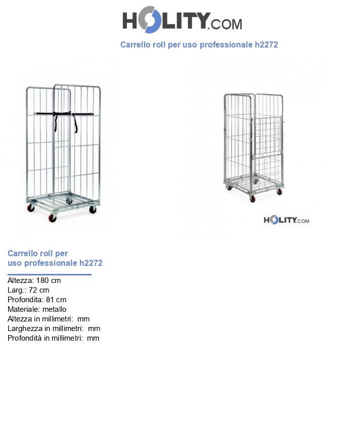 Carrello roll per uso professionale h2272