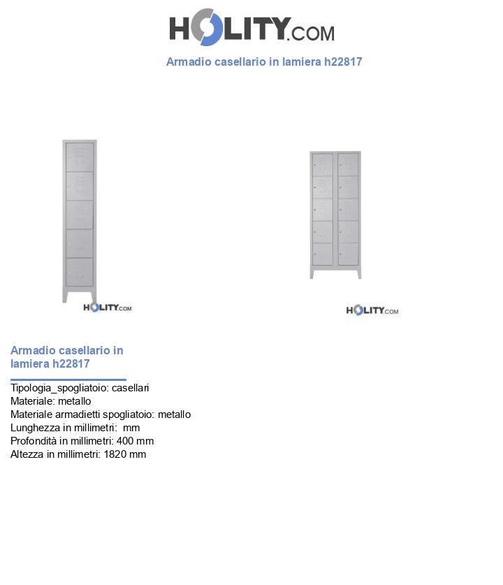 Armadio casellario in lamiera h22817