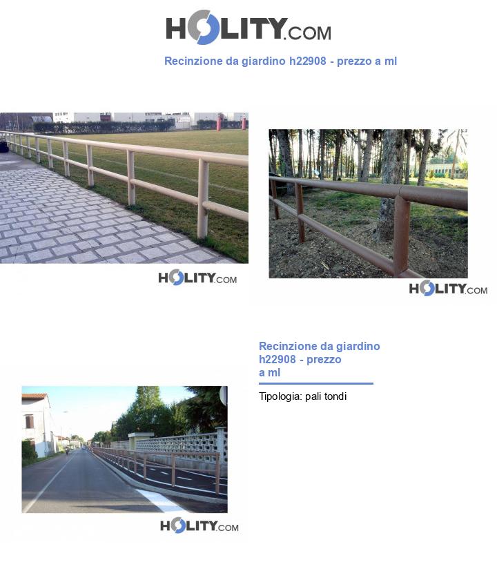 Recinzione da giardino h22908 - prezzo a ml