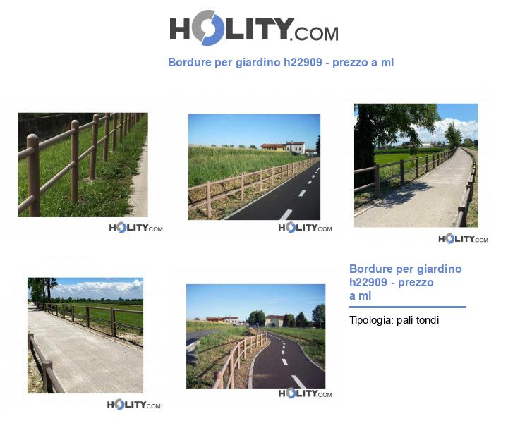 Bordure per giardino h22909 - prezzo a ml