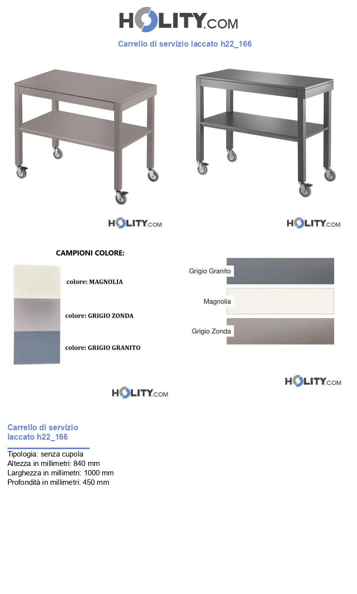 Carrello di servizio laccato h22_166