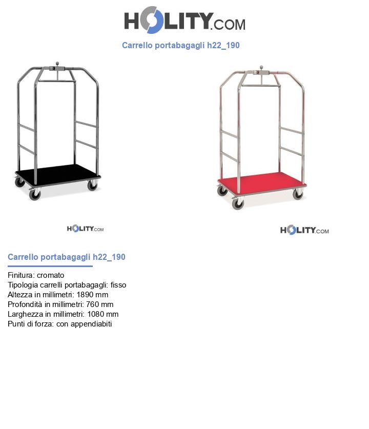 Carrello portabagagli h22_190