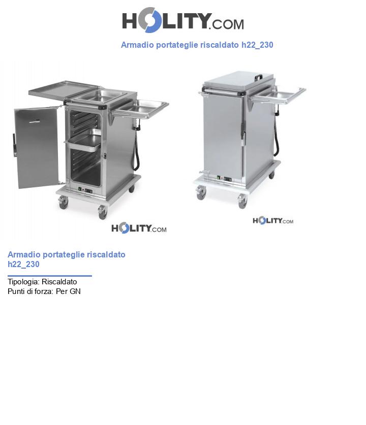 Armadio portateglie riscaldato h22_230