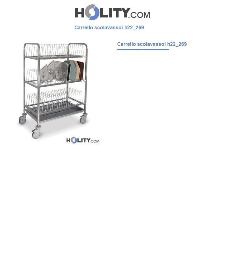 Carrello scolavassoi h22_269
