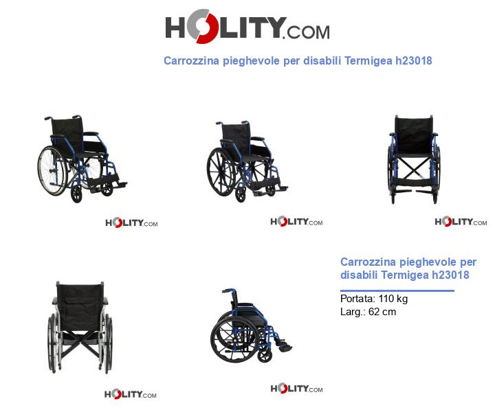 Carrozzina pieghevole per disabili h23018