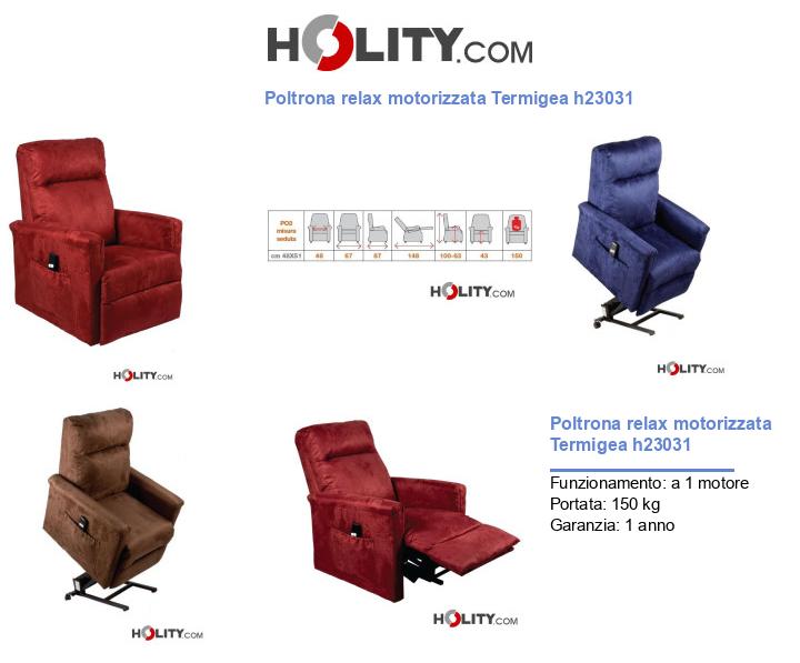 Poltrona relax motorizzata Termigea h23031