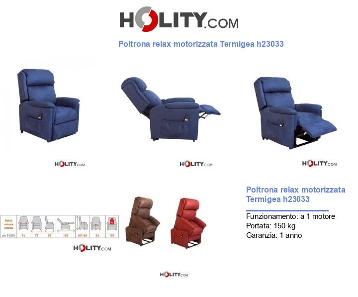 Poltrona relax motorizzata Termigea h23033