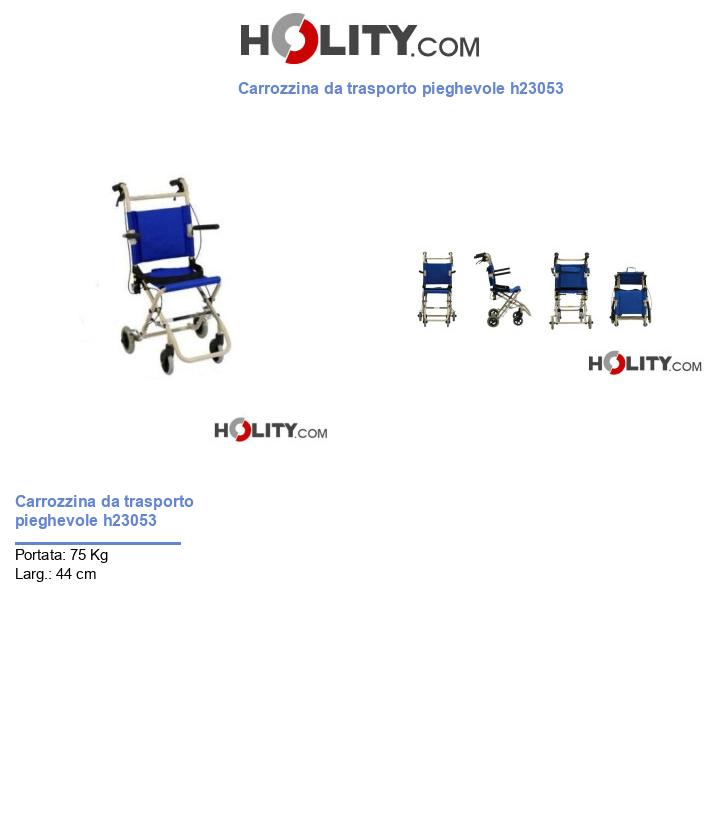 Carrozzina da trasporto pieghevole Termigea h23053