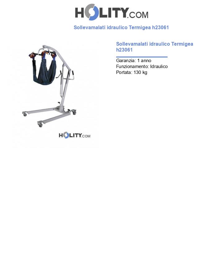 Sollevamalati idraulico Termigea h23061