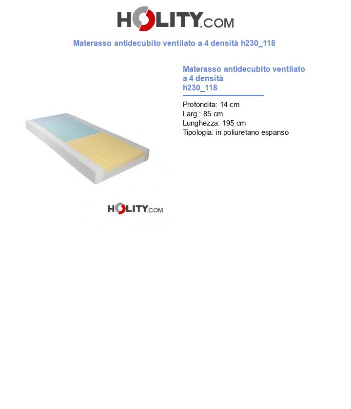 Materasso antidecubito ventilato a 4 densità h230_118