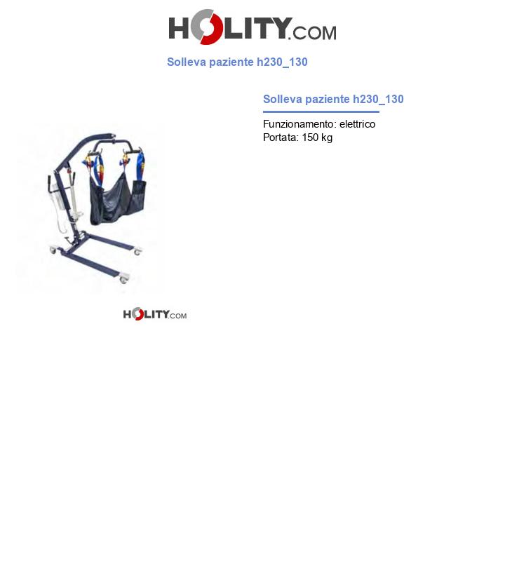 Solleva paziente h230_130