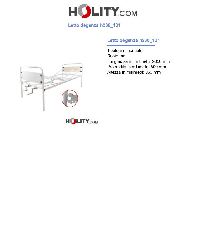 Letto degenza h230_131