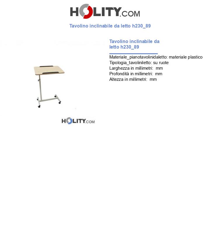 Tavolino inclinabile da letto h230_89