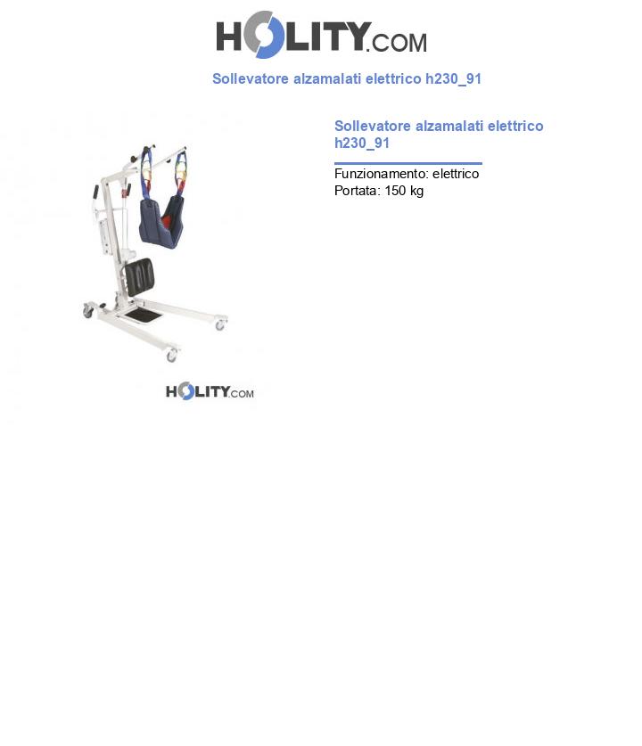 Sollevatore alzamalati elettrico h230_91