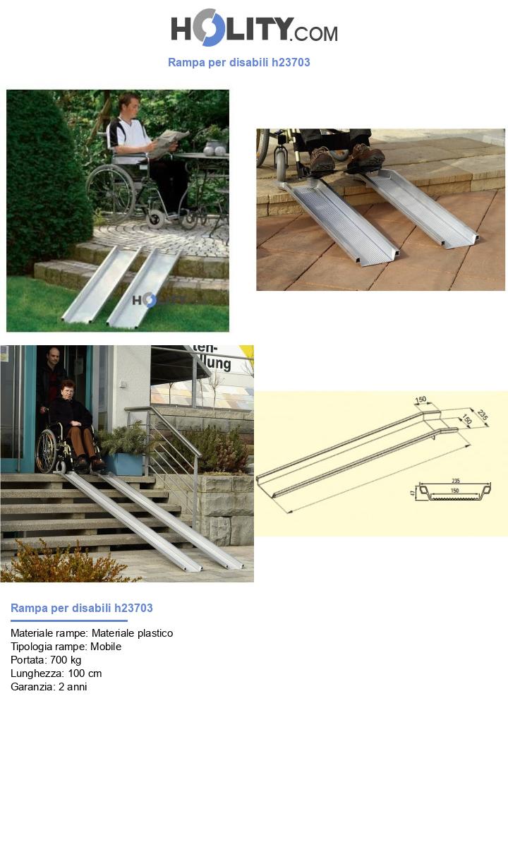 Rampa per disabili h23703