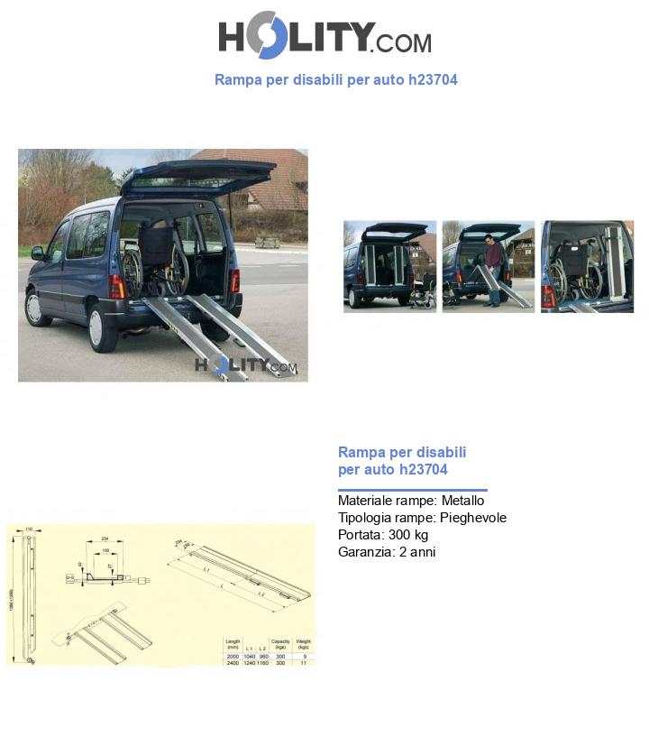 Rampa per disabili per auto h23704