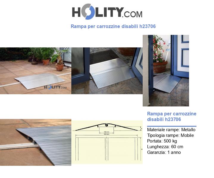 Rampa per carrozzine disabili h23706