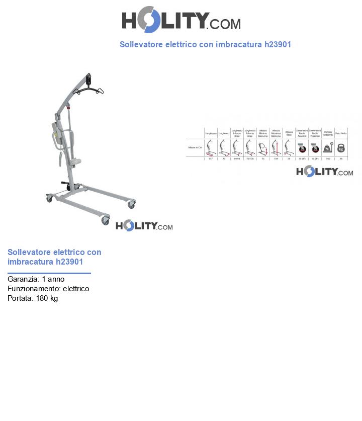Sollevatore elettrico con imbracatura h23901