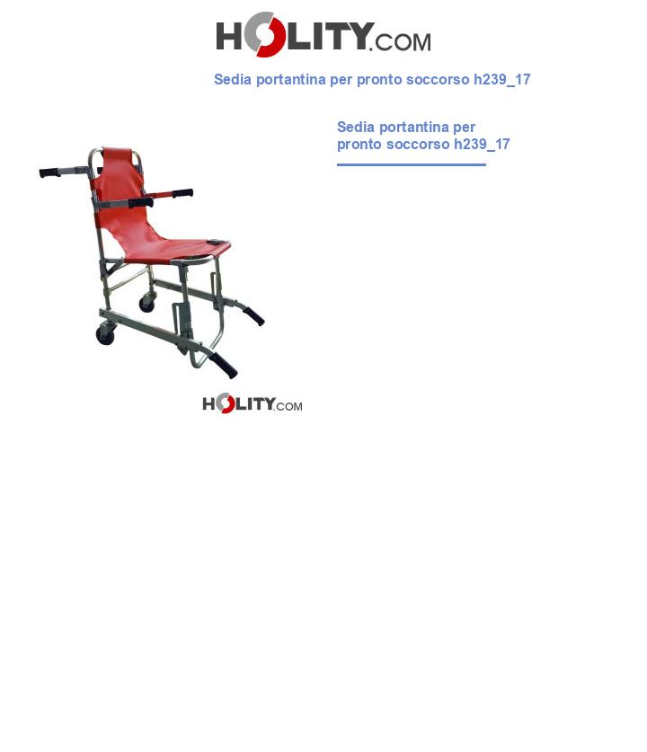 Sedia portantina per pronto soccorso h239_17