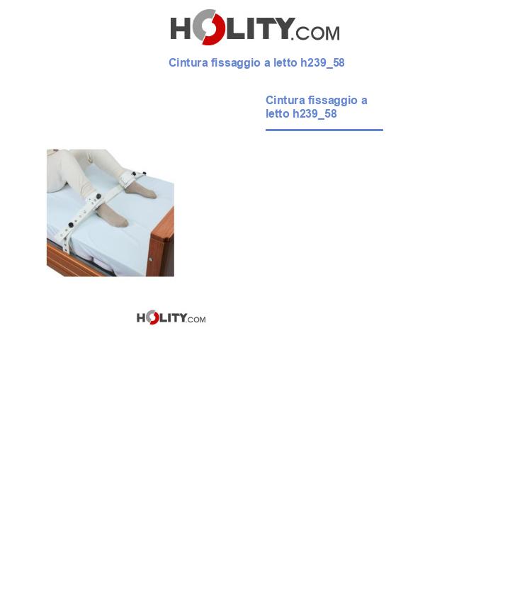 Cintura fissaggio a letto h239_58