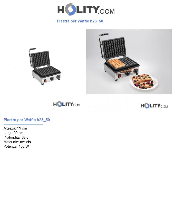 Piastra per Waffle h23_50