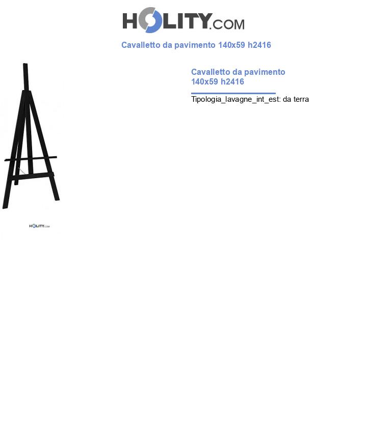 Cavalletto da pavimento 140x59 h2416