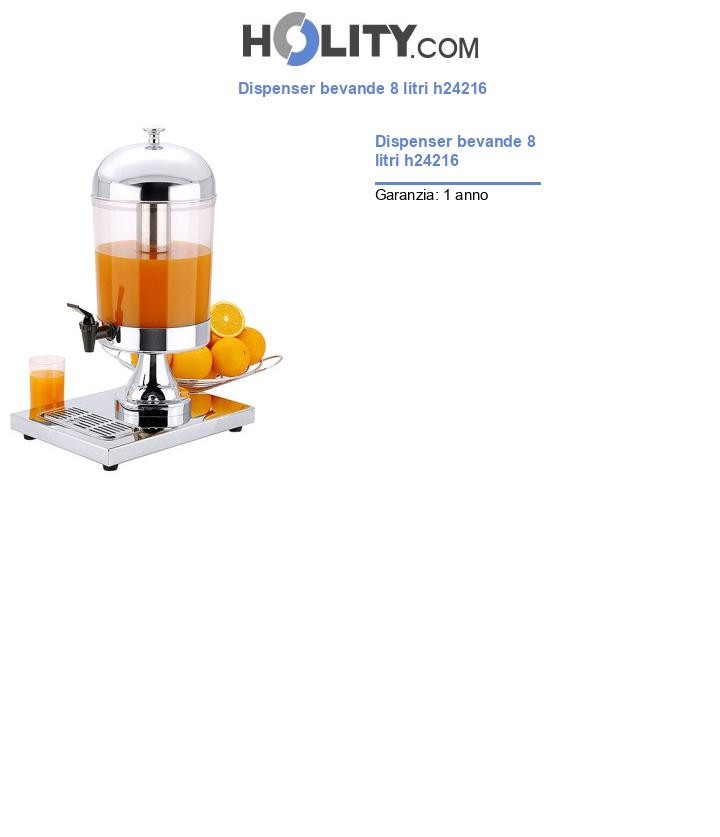 Dispenser bevande 8 litri h24216