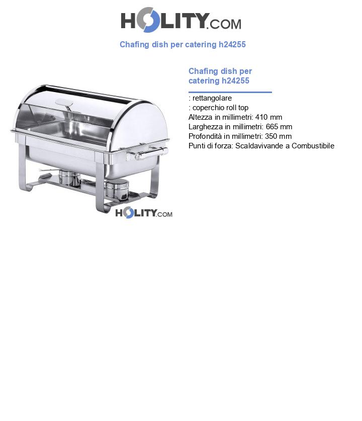 Chafing dish per catering h24255