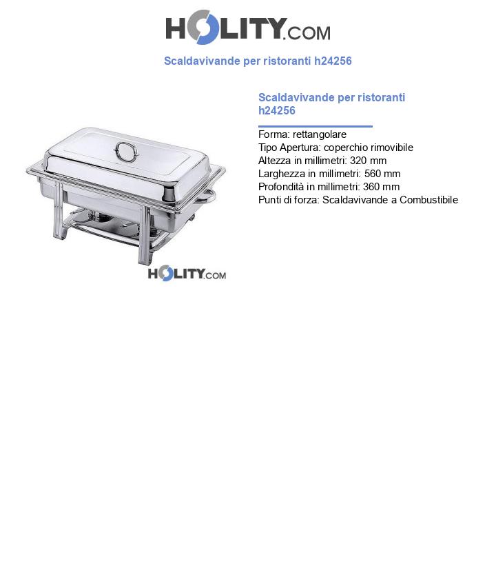 Scaldavivande per ristoranti h24256