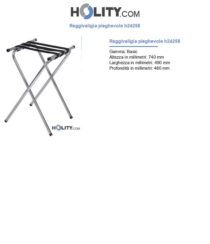 Reggivaligia pieghevole h24258