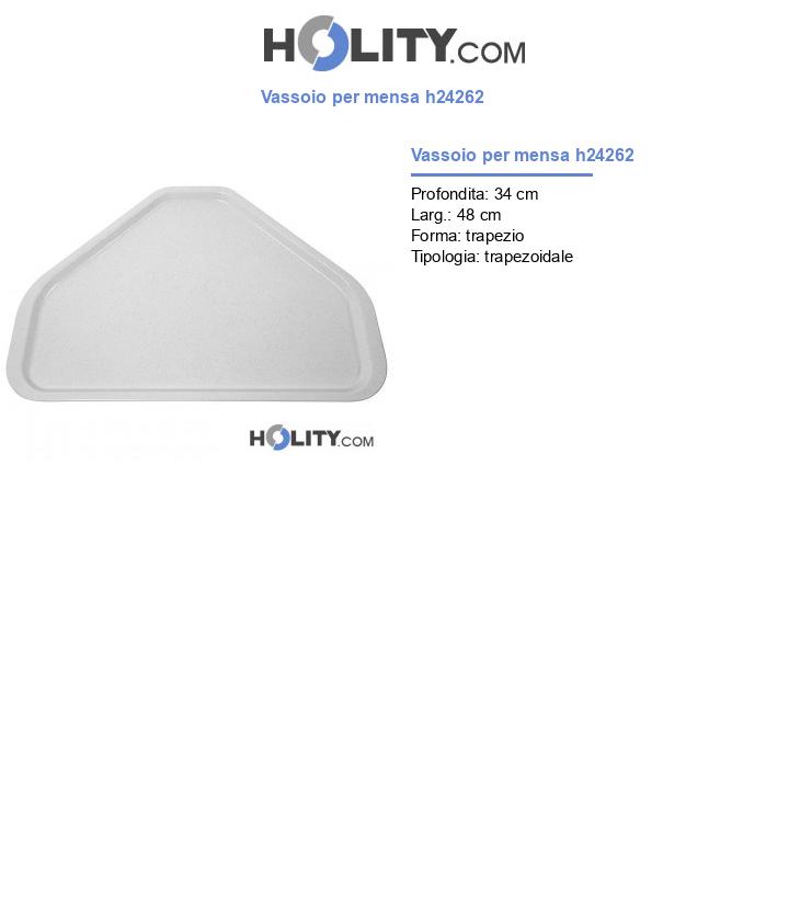 Vassoio per mensa h24262