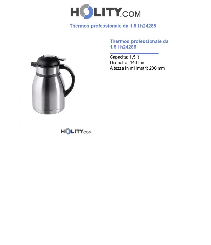 Thermos professionale da 1.5 l h24285