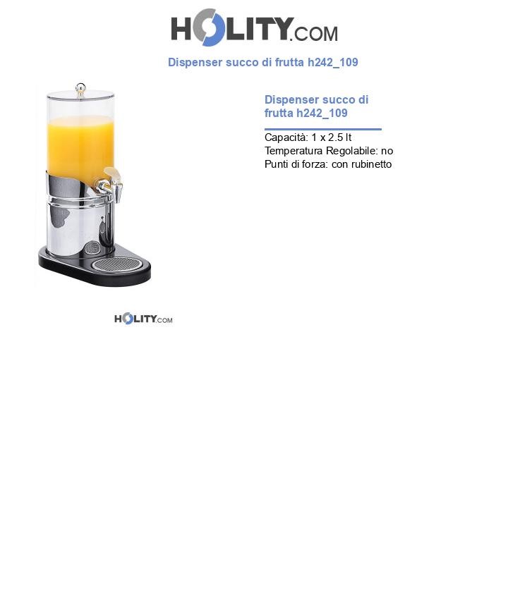 Dispenser succo di frutta h242_109