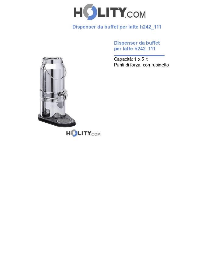 Dispenser da buffet per latte h242_111