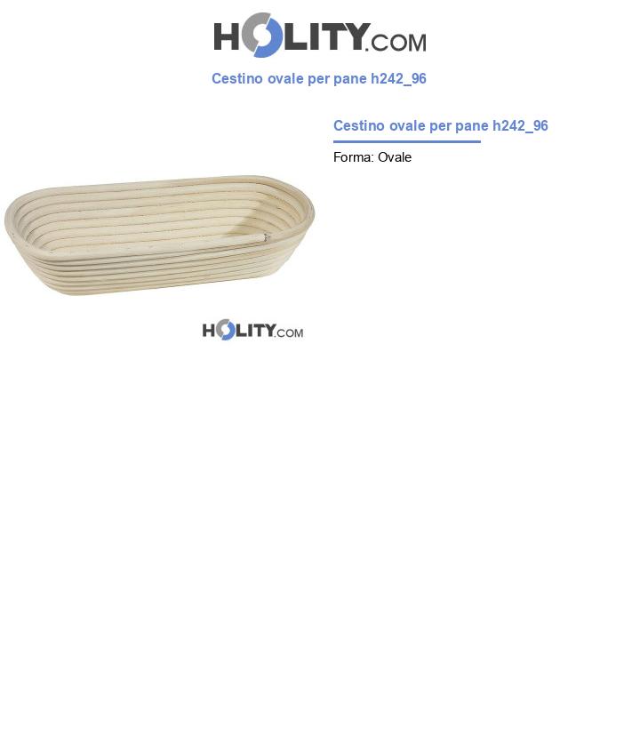 Cestino ovale per pane h242_96