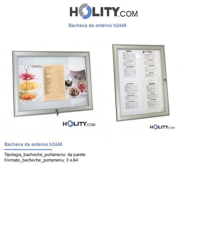 Bacheca da esterno h2446
