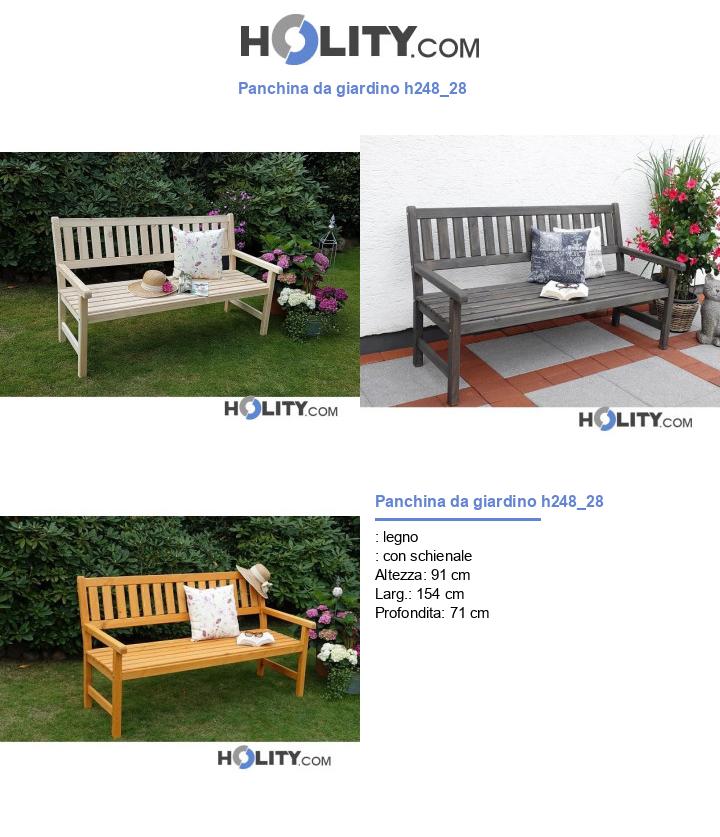 Panchina da giardino h248_28