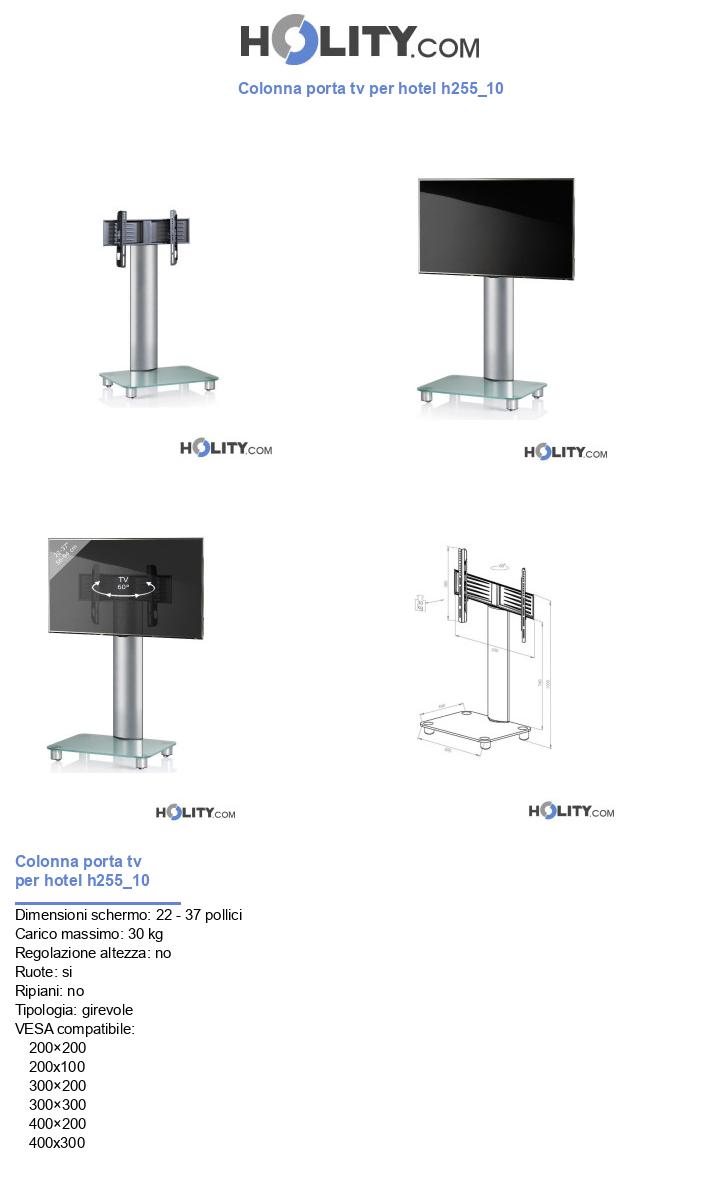 Colonna porta tv per hotel h255_10