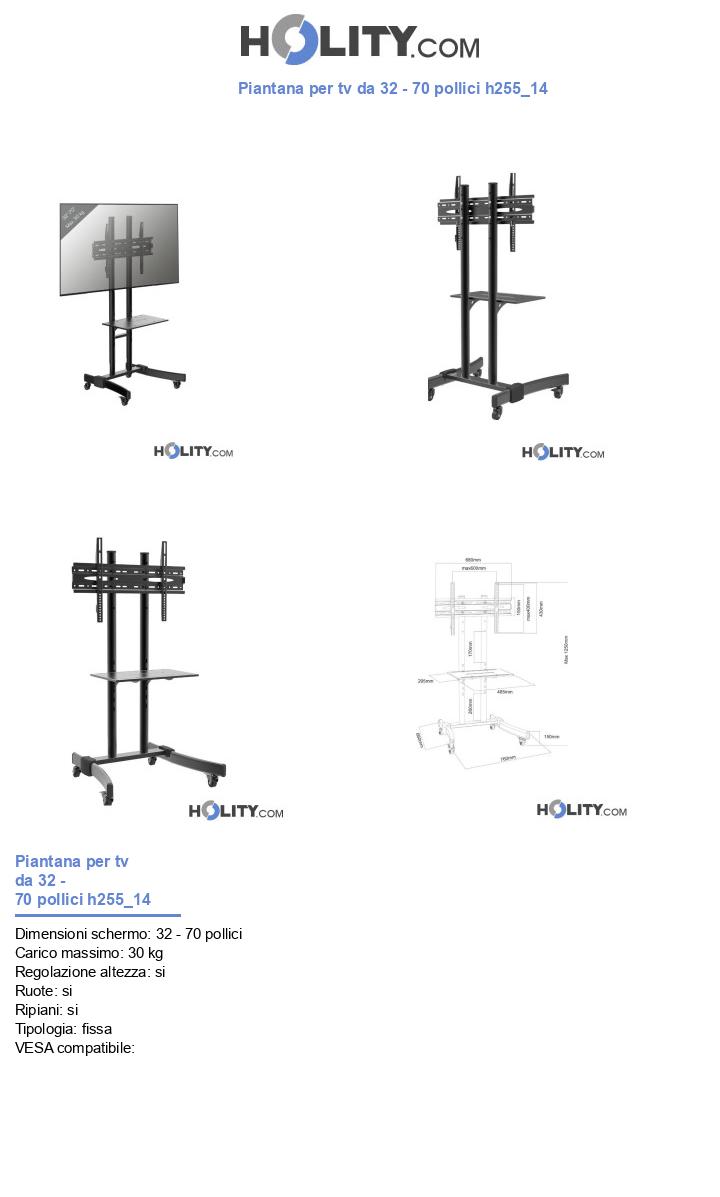 Piantana per tv da 32 - 70 pollici h255_14