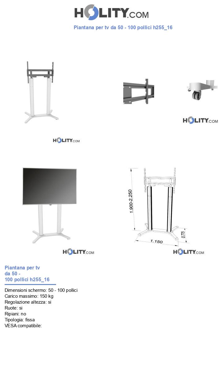 Piantana per tv da 50 - 100 pollici h255_16