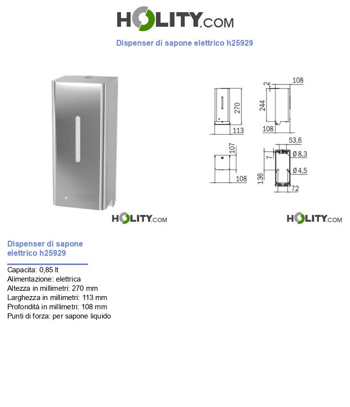 Dispenser di sapone elettrico h25929