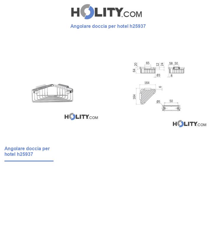 Angolare doccia per hotel h25937