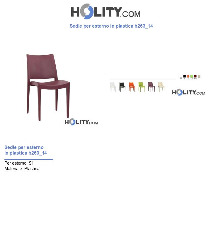 Sedie per esterno in plastica h263_14