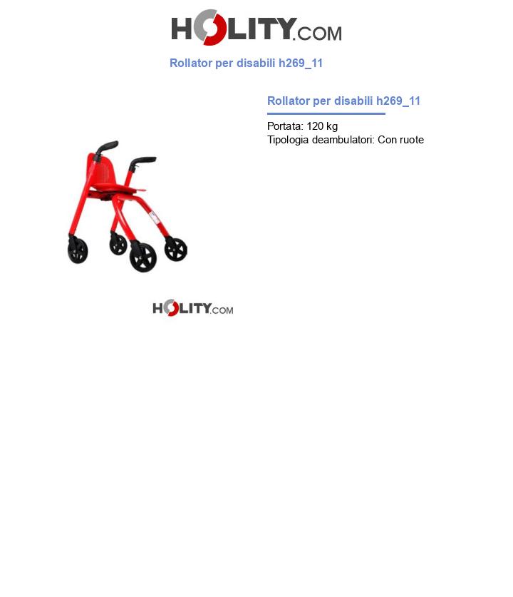 Rollator per disabili h269_11