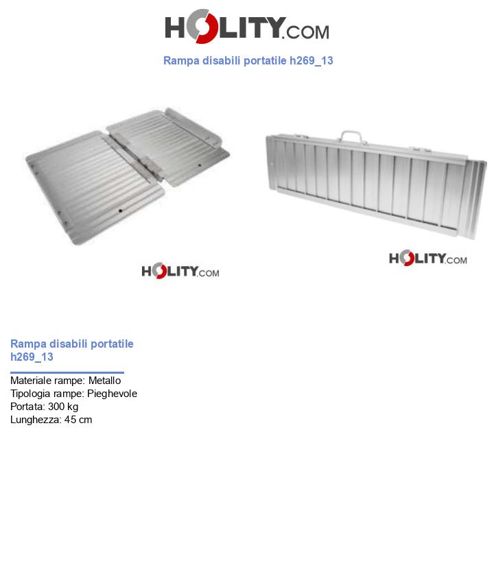 Rampa disabili portatile h269_13