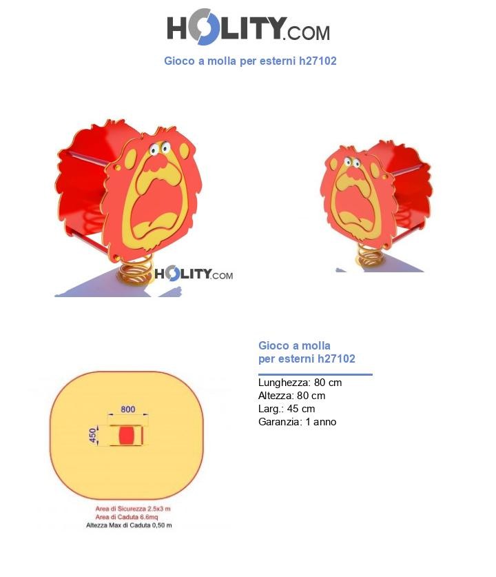 Gioco a molla per esterni h27102