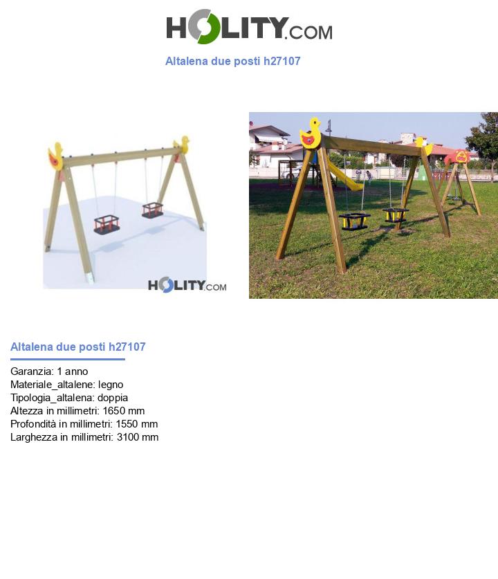 Altalena due posti h27107