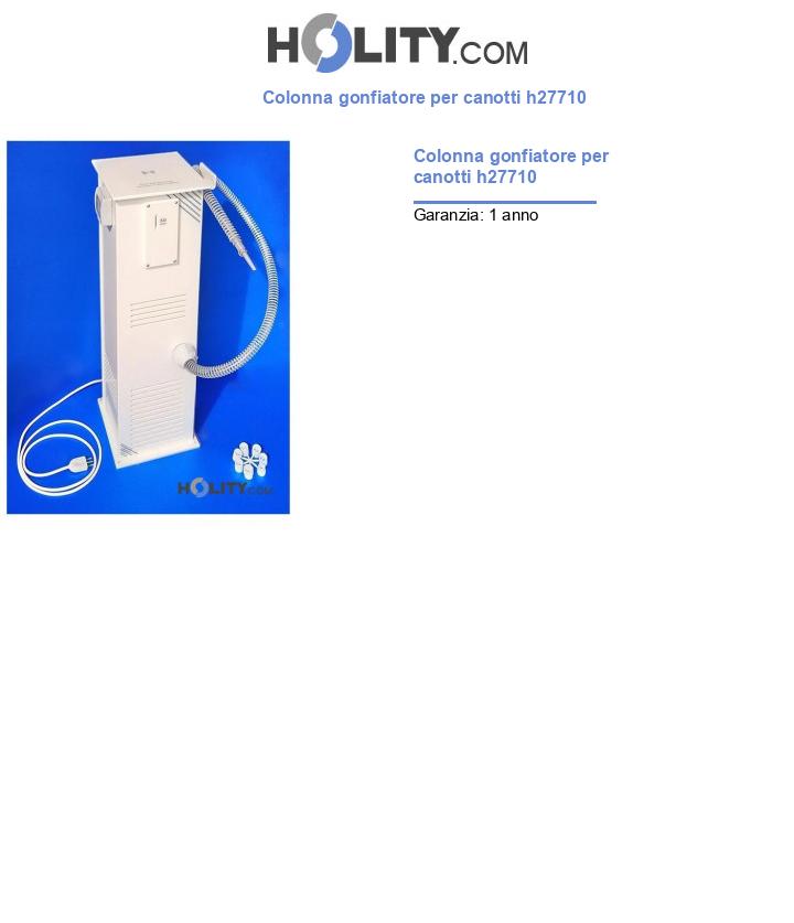 Colonna gonfiatore per canotti h27710