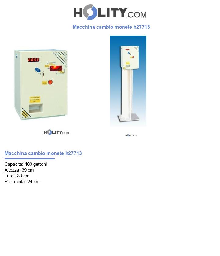 Macchina cambio monete h27713